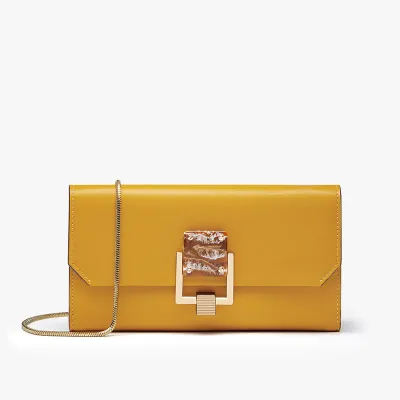 DIVA DUFFLE YELLOW PURSE